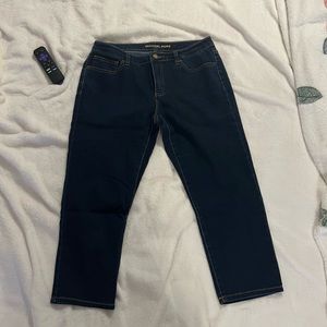 Michael Kors Dark Jean Capri Pants
